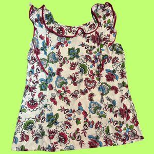 Sleeveless Flora Blouse Large